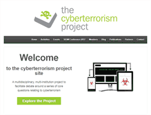 Tablet Screenshot of cyberterrorism-project.org